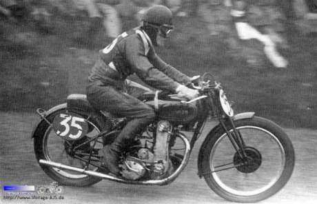 1934 AJS 10 Rowley Senior TT.