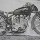 AJS Modell 34-10 OHC Werksrennmaschine bei der Isle of Man 1934