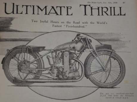 Motor Cycle Januar 1930