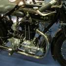 AJS Modell K6- OHV - 350cc gesehen bei der Motorcycle-Show in Stafford