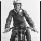 Max Graham auf einem MR8 Speedway Modell © national library nz